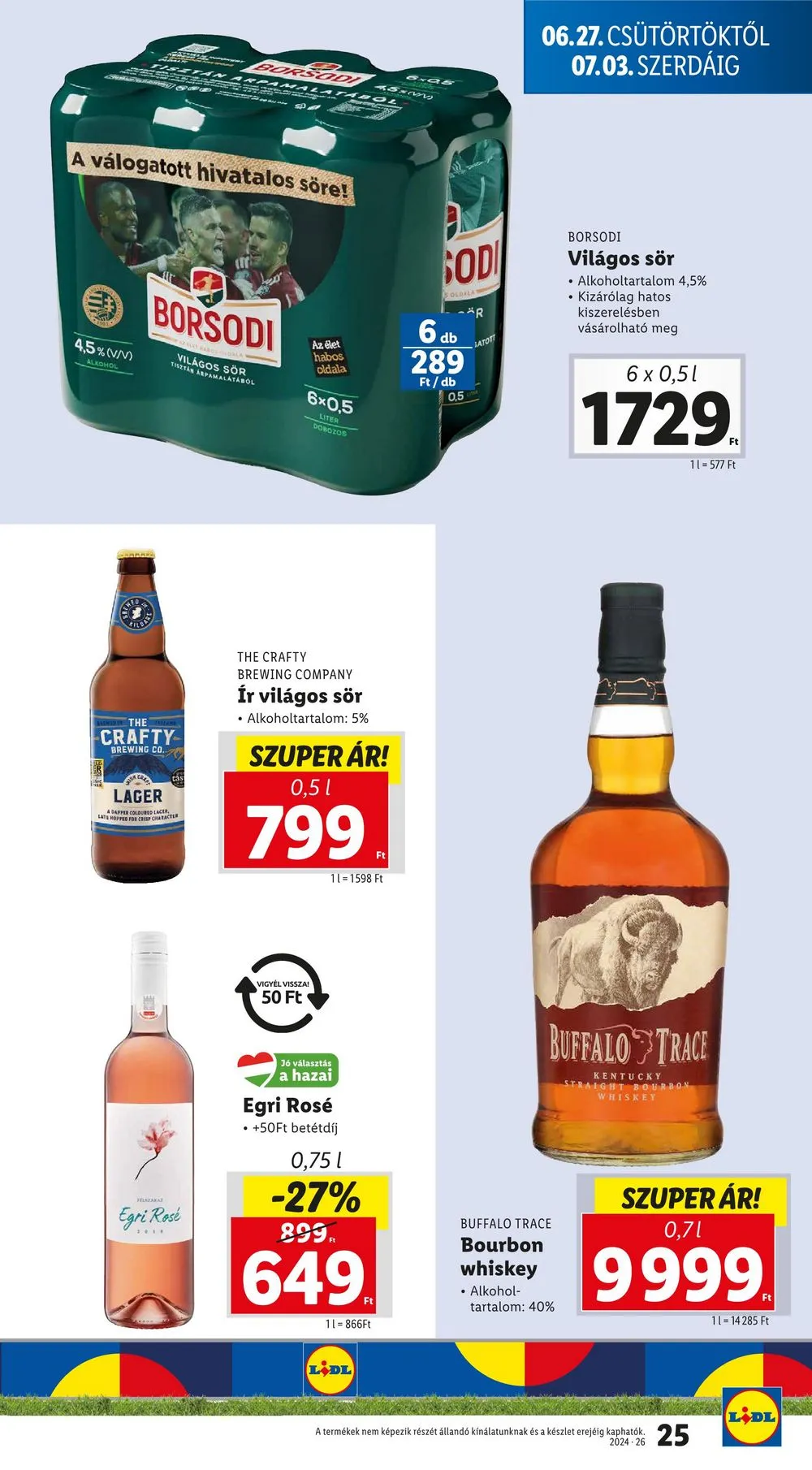 Lidl akciós újság 06.27–07.03 – 25. oldal