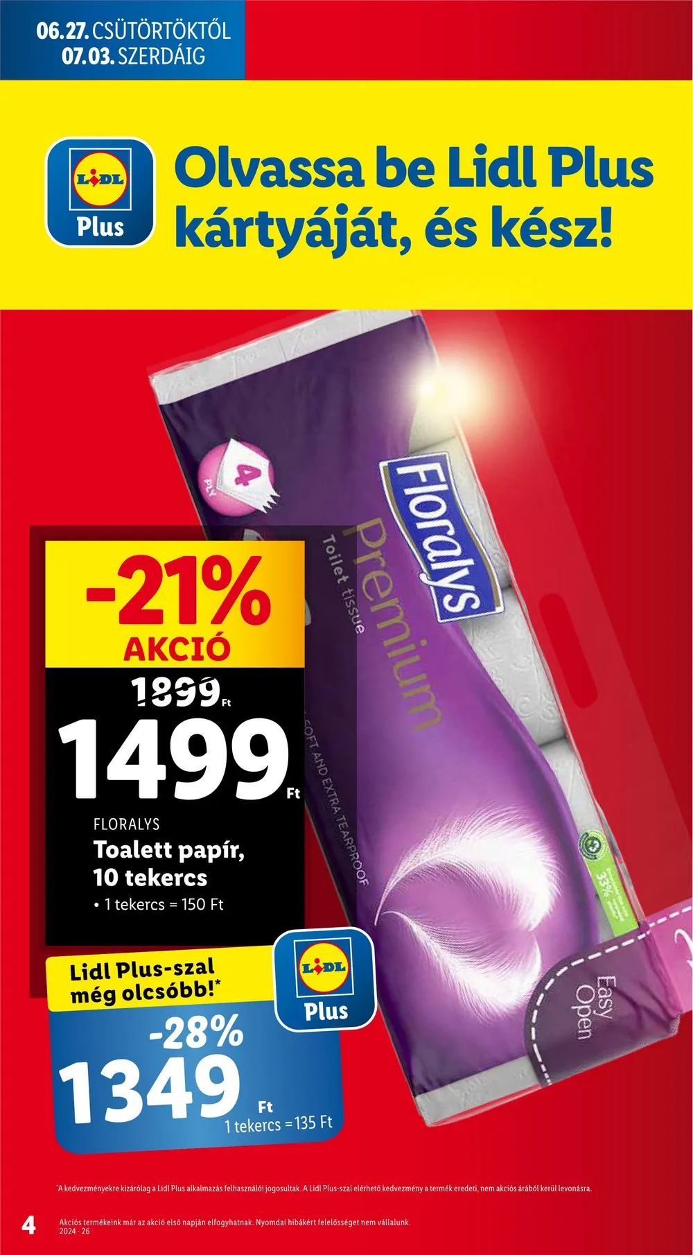 Lidl akciós újság 06.27–07.03 – 4. oldal