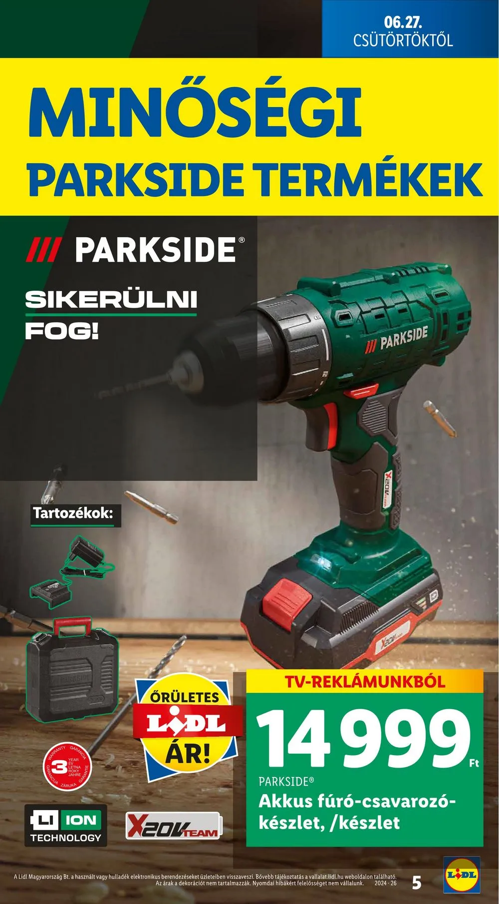 Lidl akciós újság 06.27–07.03 – 5. oldal