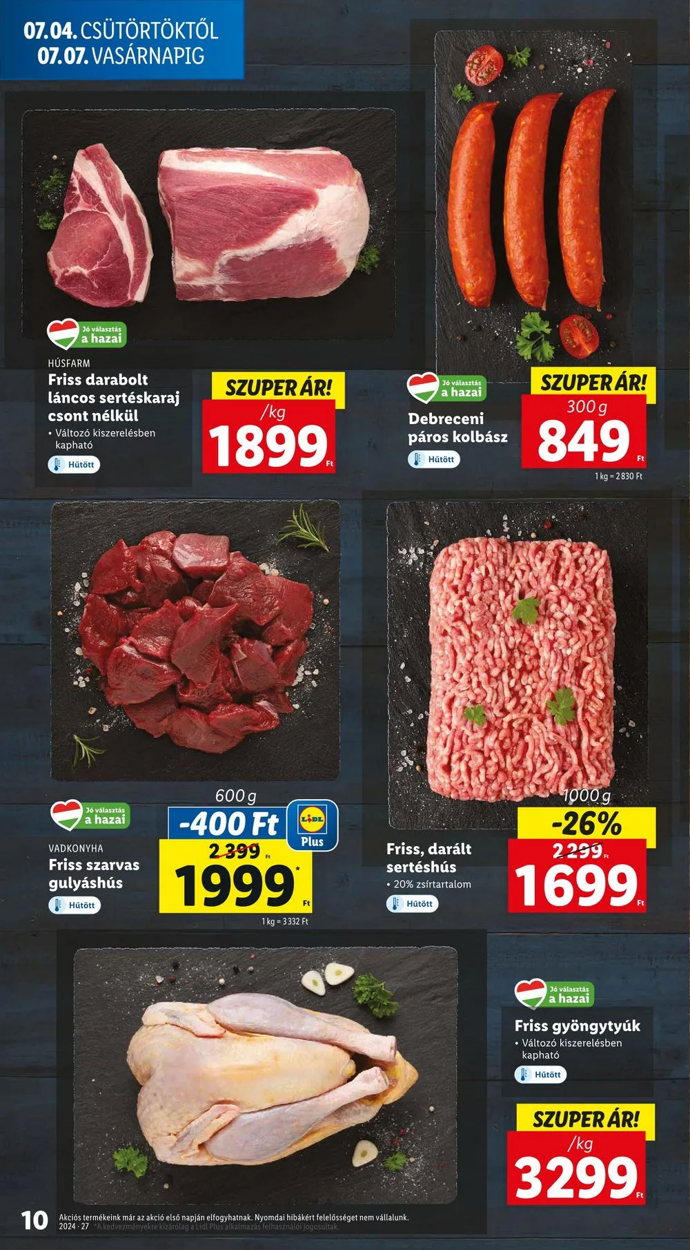 Lidl akciós újság 07.04–07.10 – 10. oldal