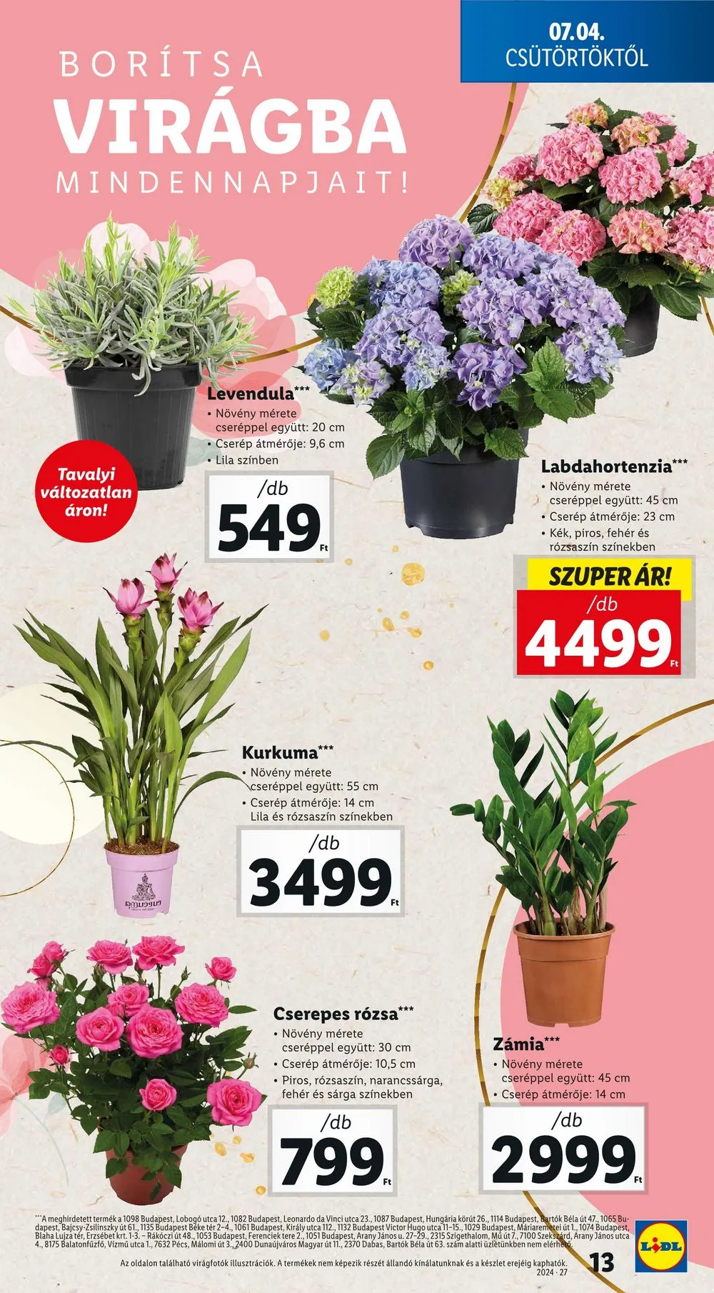 Lidl akciós újság 07.04–07.10 – 13. oldal
