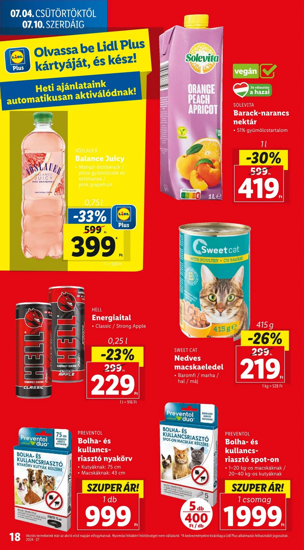 Lidl akciós újság 07.04–07.10 – 18. oldal