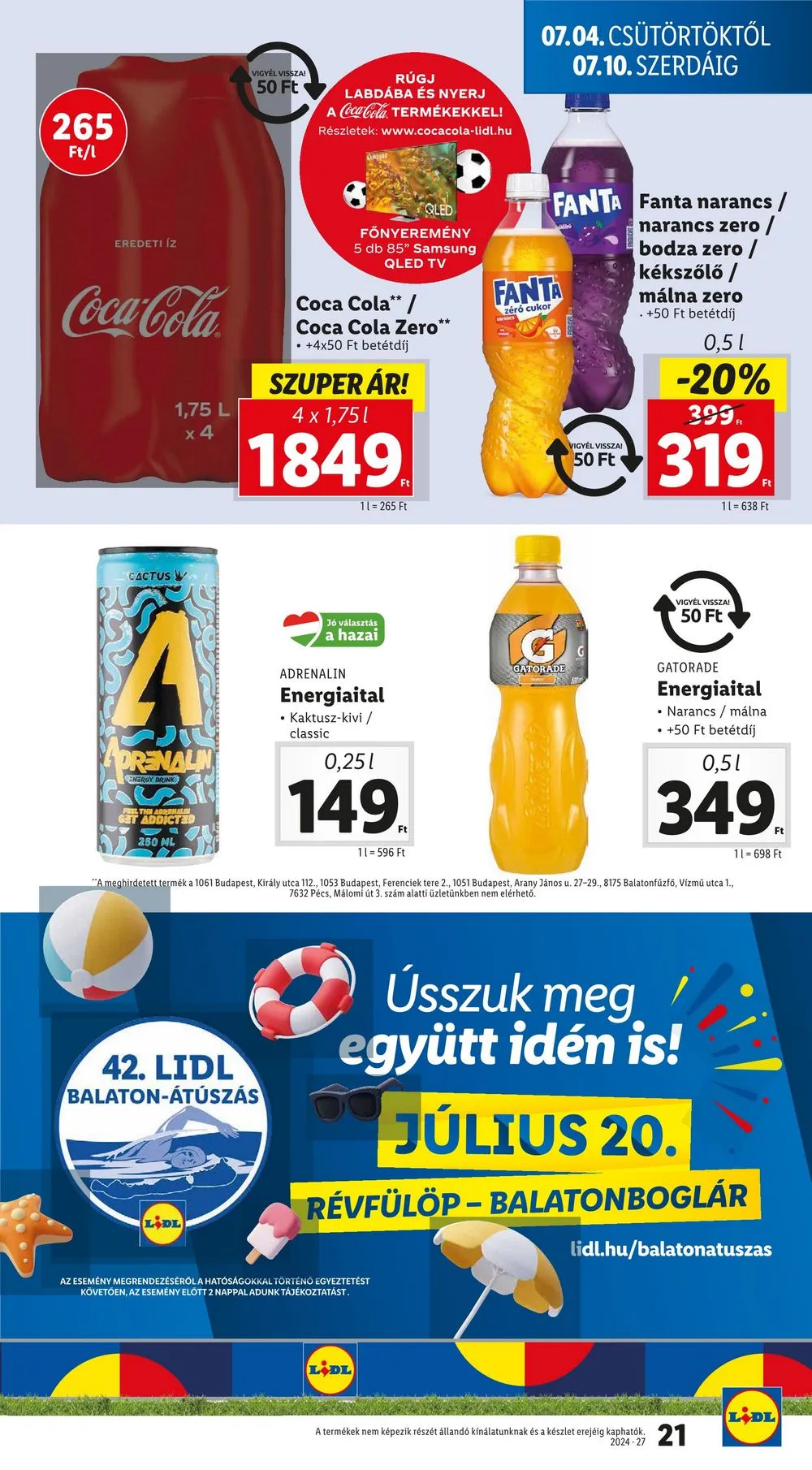 Lidl akciós újság 07.04–07.10 – 21. oldal