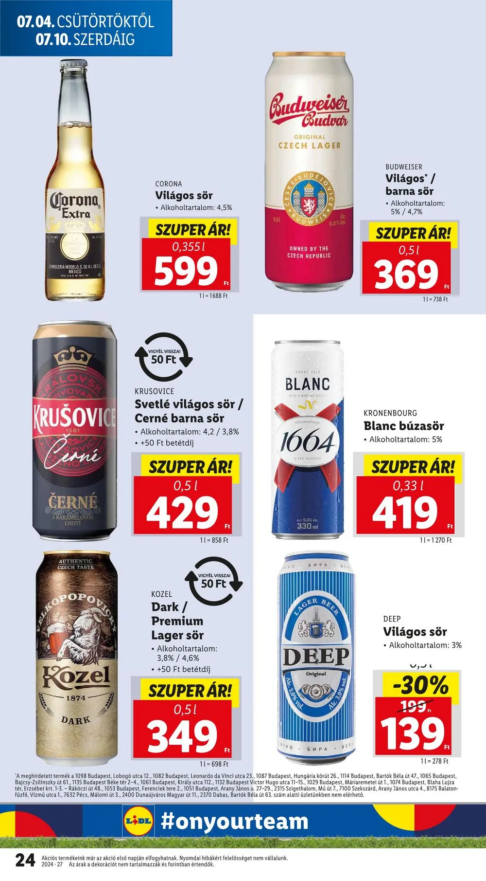 Lidl akciós újság 07.04–07.10 – 24. oldal