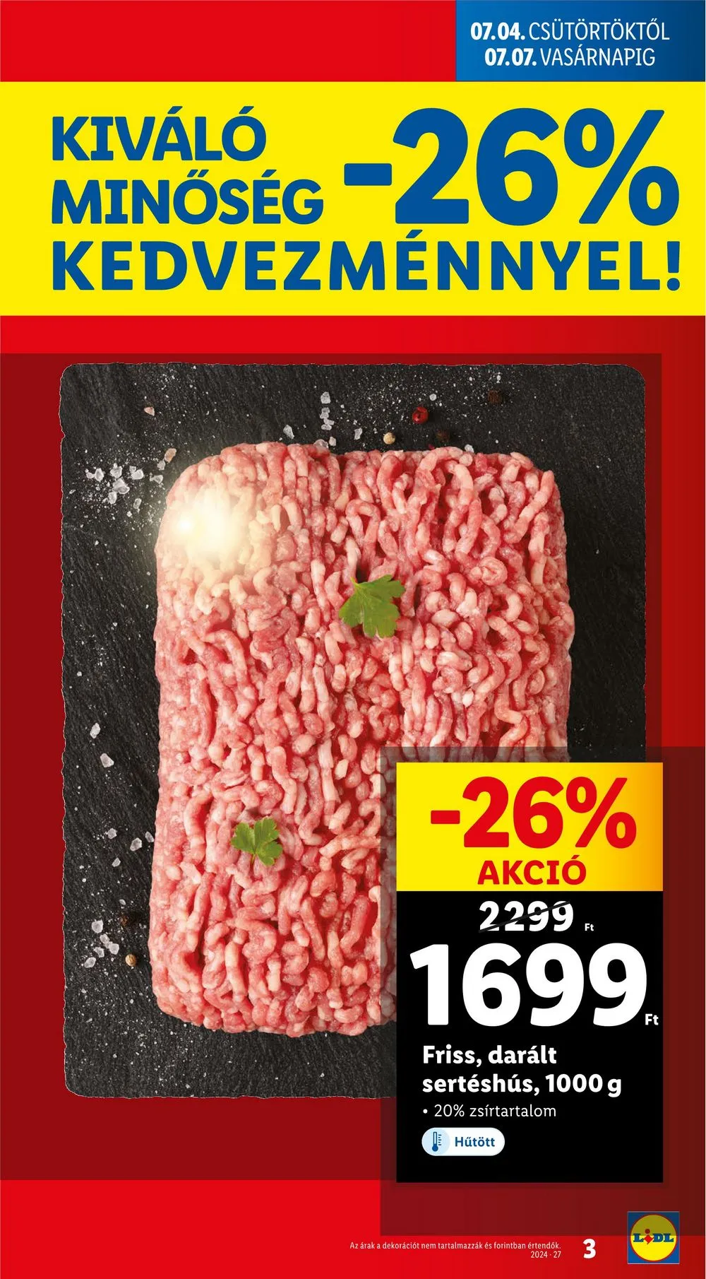 Lidl akciós újság 07.04–07.10 – 3. oldal