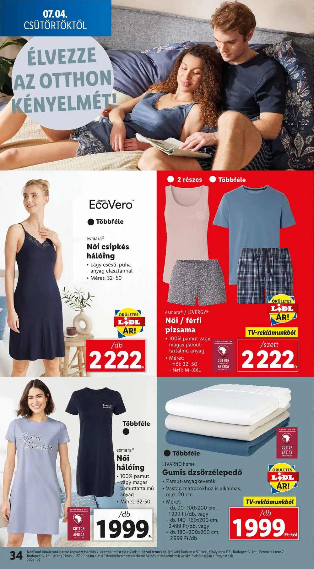 Lidl akciós újság 07.04–07.10 – 34. oldal