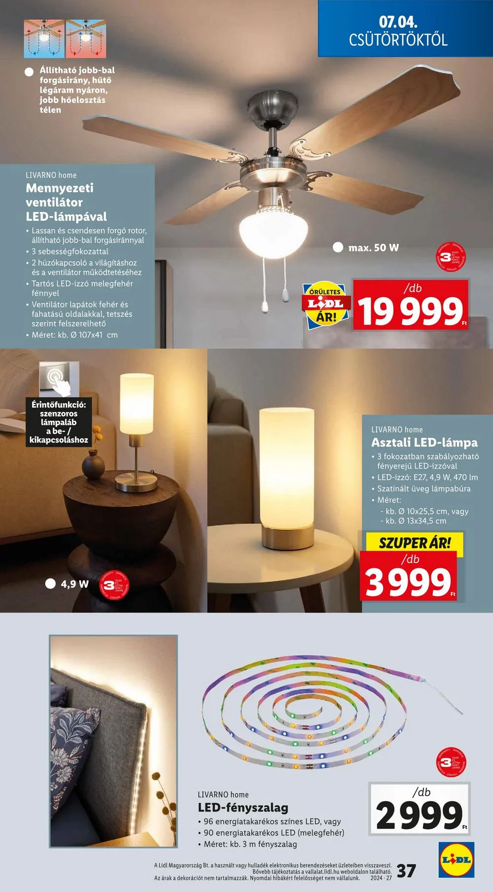 Lidl akciós újság 07.04–07.10 – 37. oldal