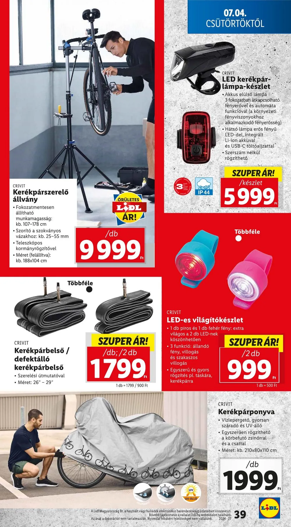 Lidl akciós újság 07.04–07.10 – 39. oldal