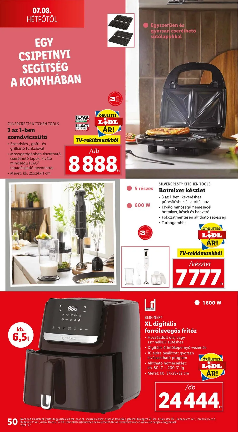 Lidl akciós újság 07.04–07.10 – 50. oldal