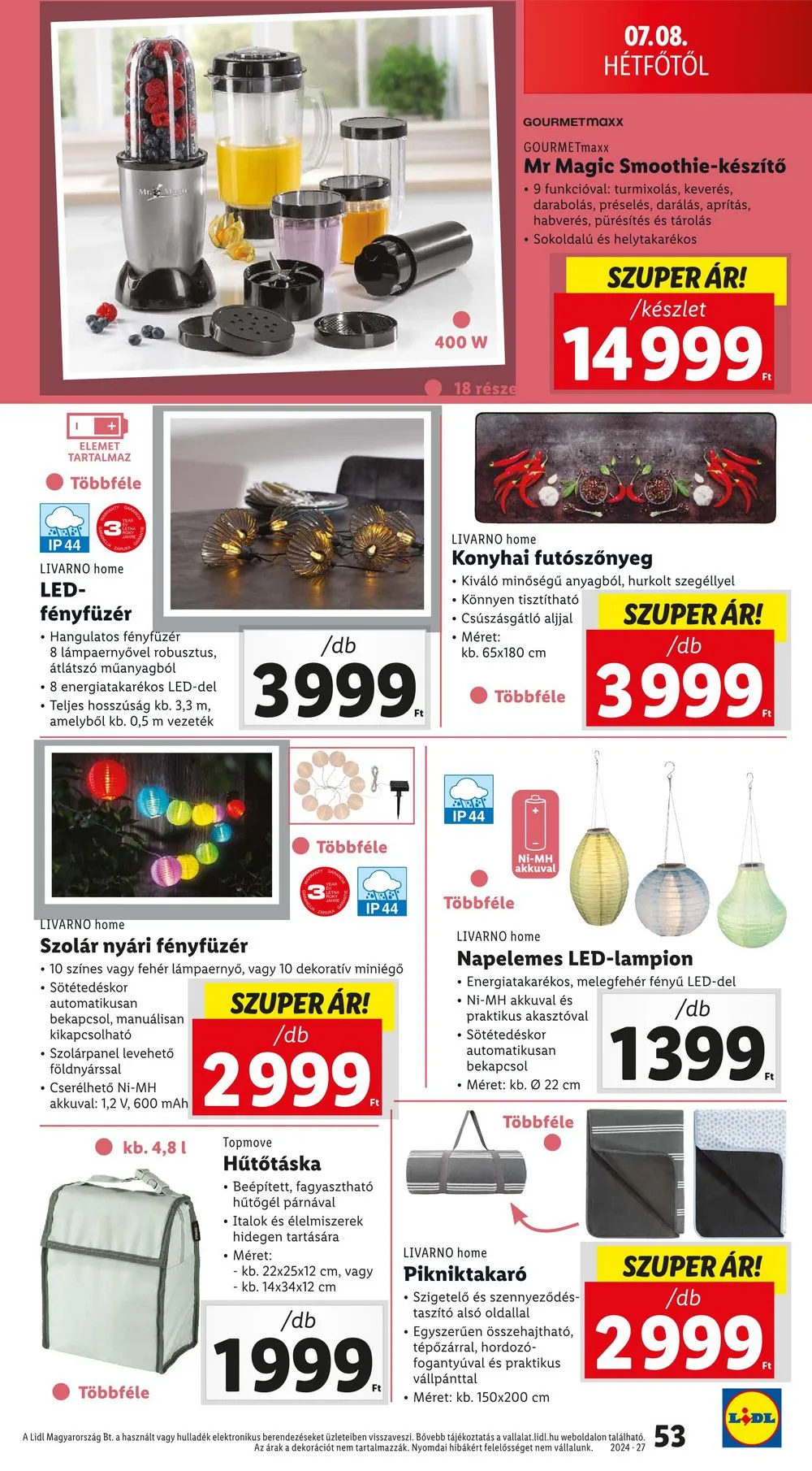 Lidl akciós újság 07.04–07.10 – 53. oldal