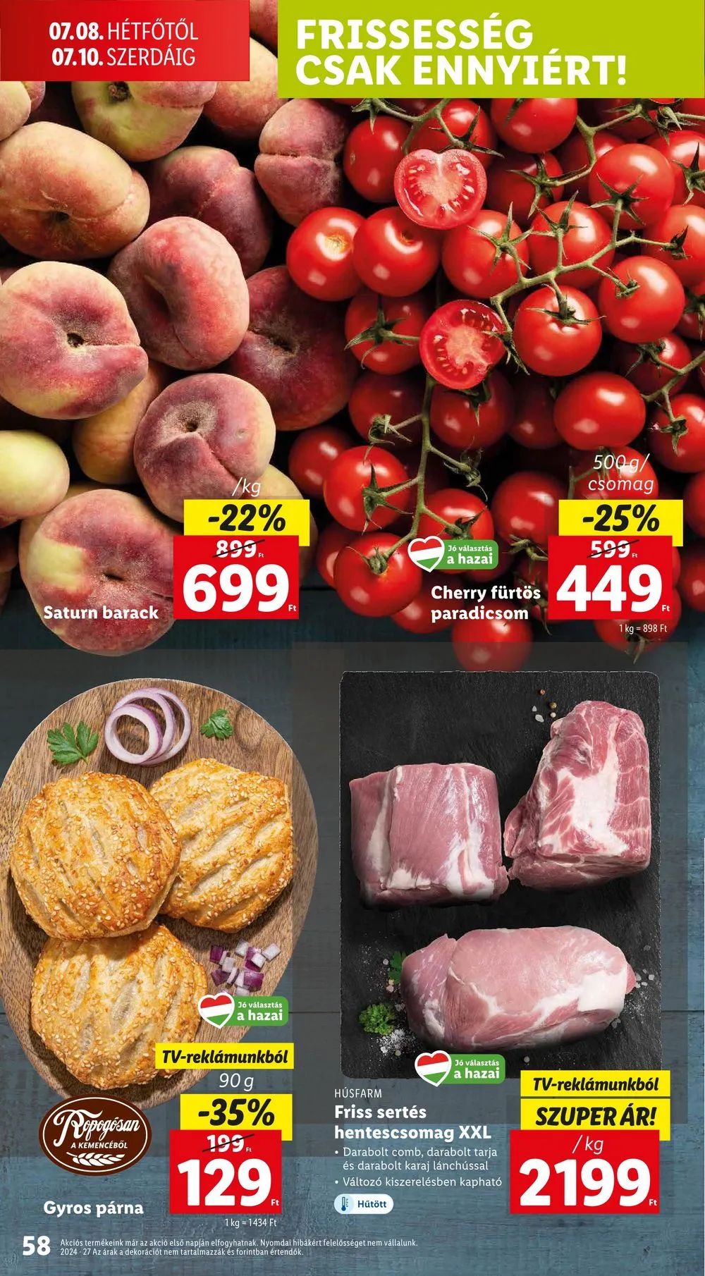 Lidl akciós újság 07.04–07.10 – 58. oldal