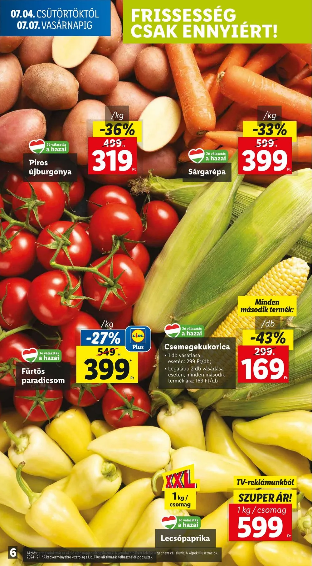 Lidl akciós újság 07.04–07.10 – 6. oldal