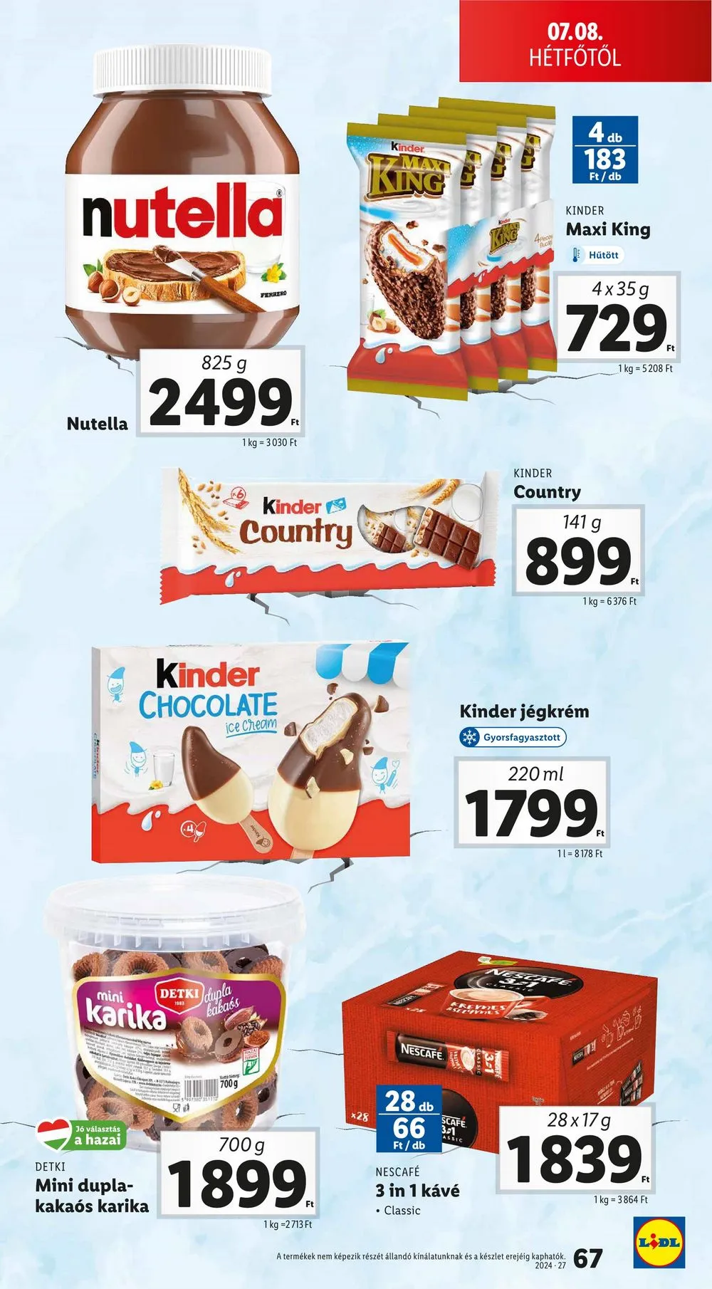 Lidl akciós újság 07.04–07.10 – 67. oldal