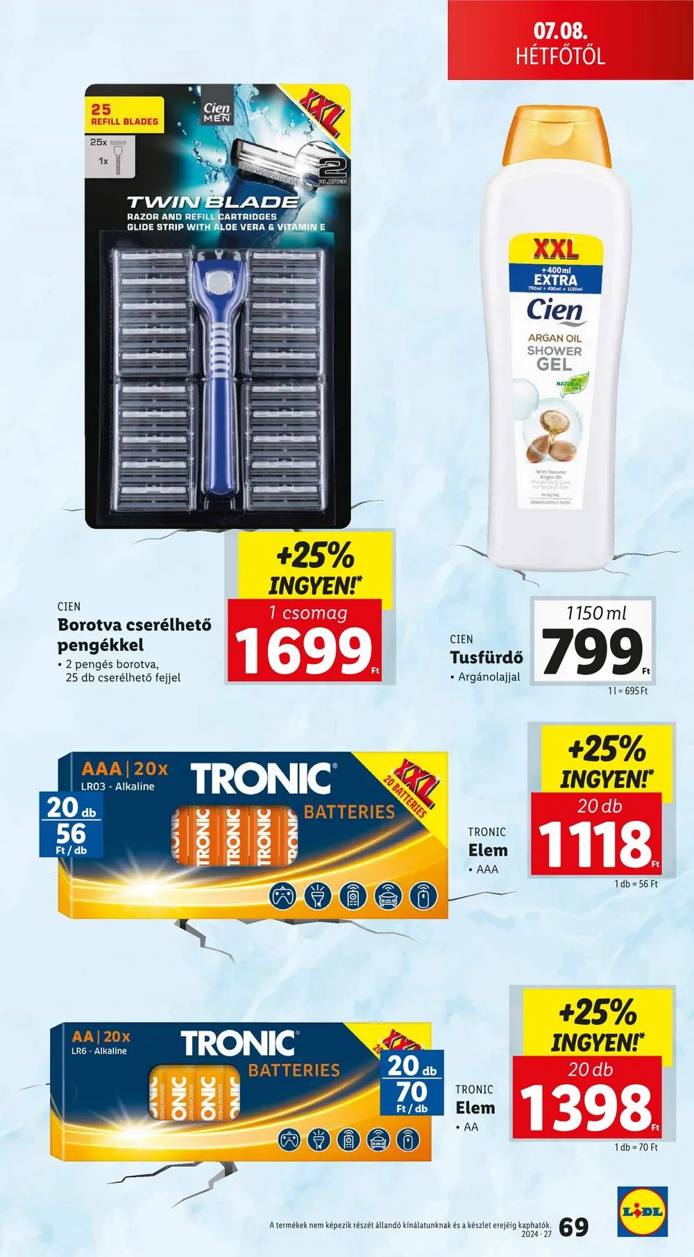 Lidl akciós újság 07.04–07.10 – 69. oldal