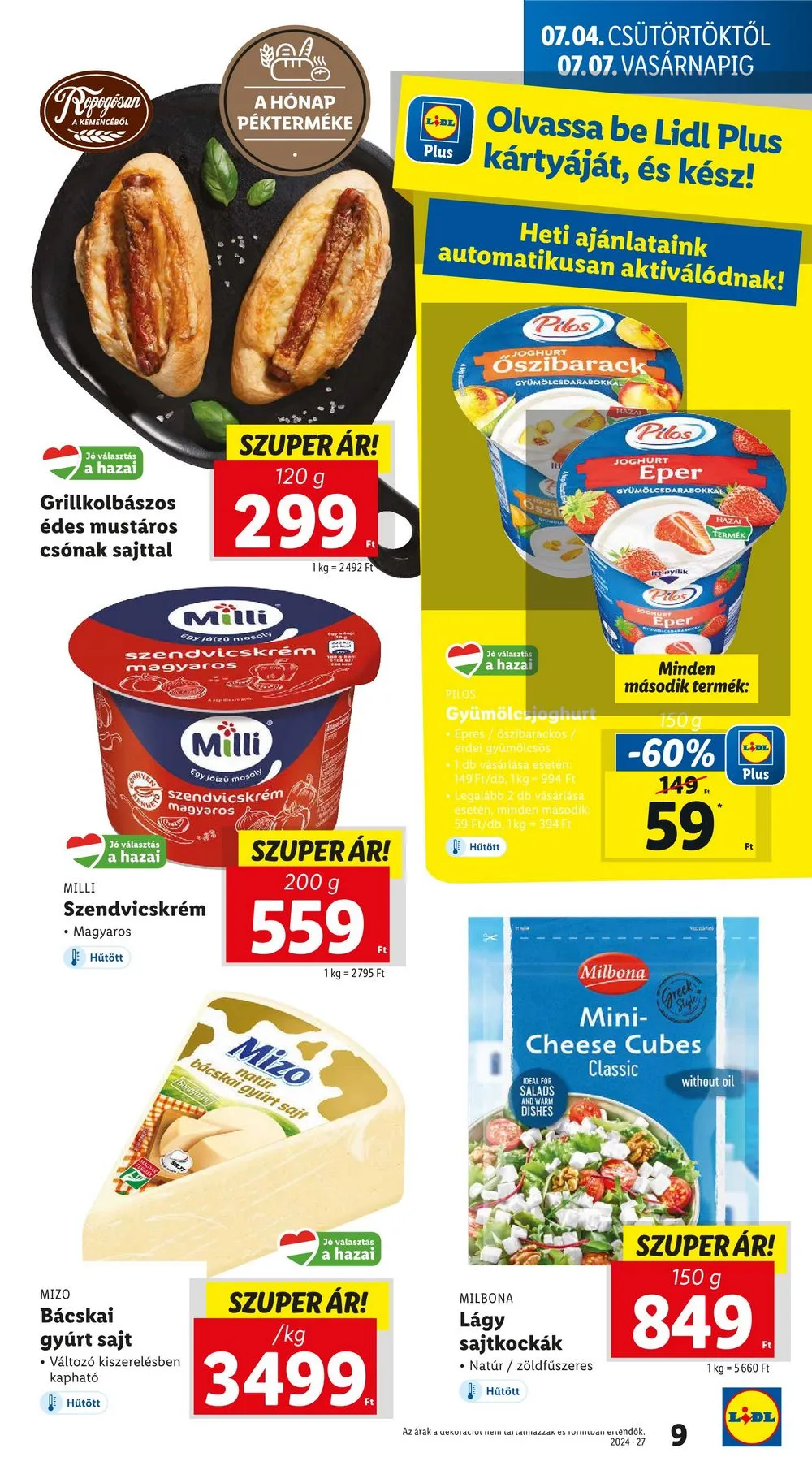 Lidl akciós újság 07.04–07.10 – 9. oldal