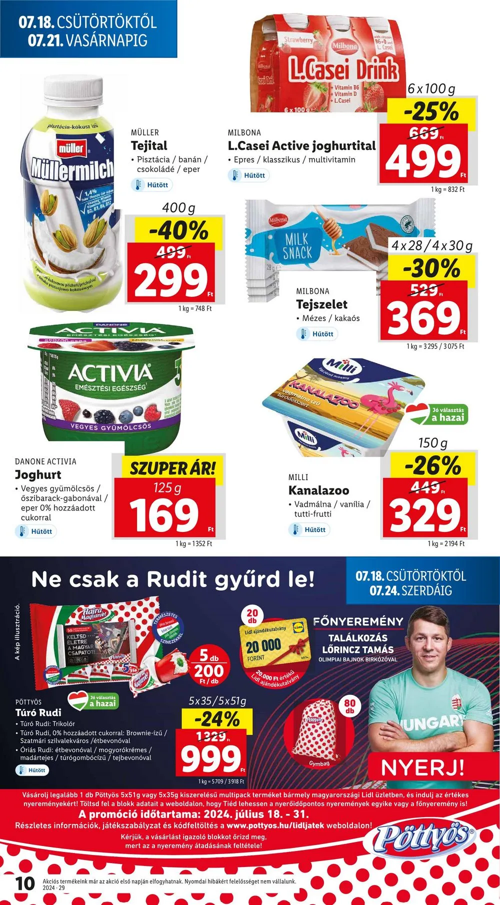 Lidl akciós újság 07.18–07.24 – 10. oldal
