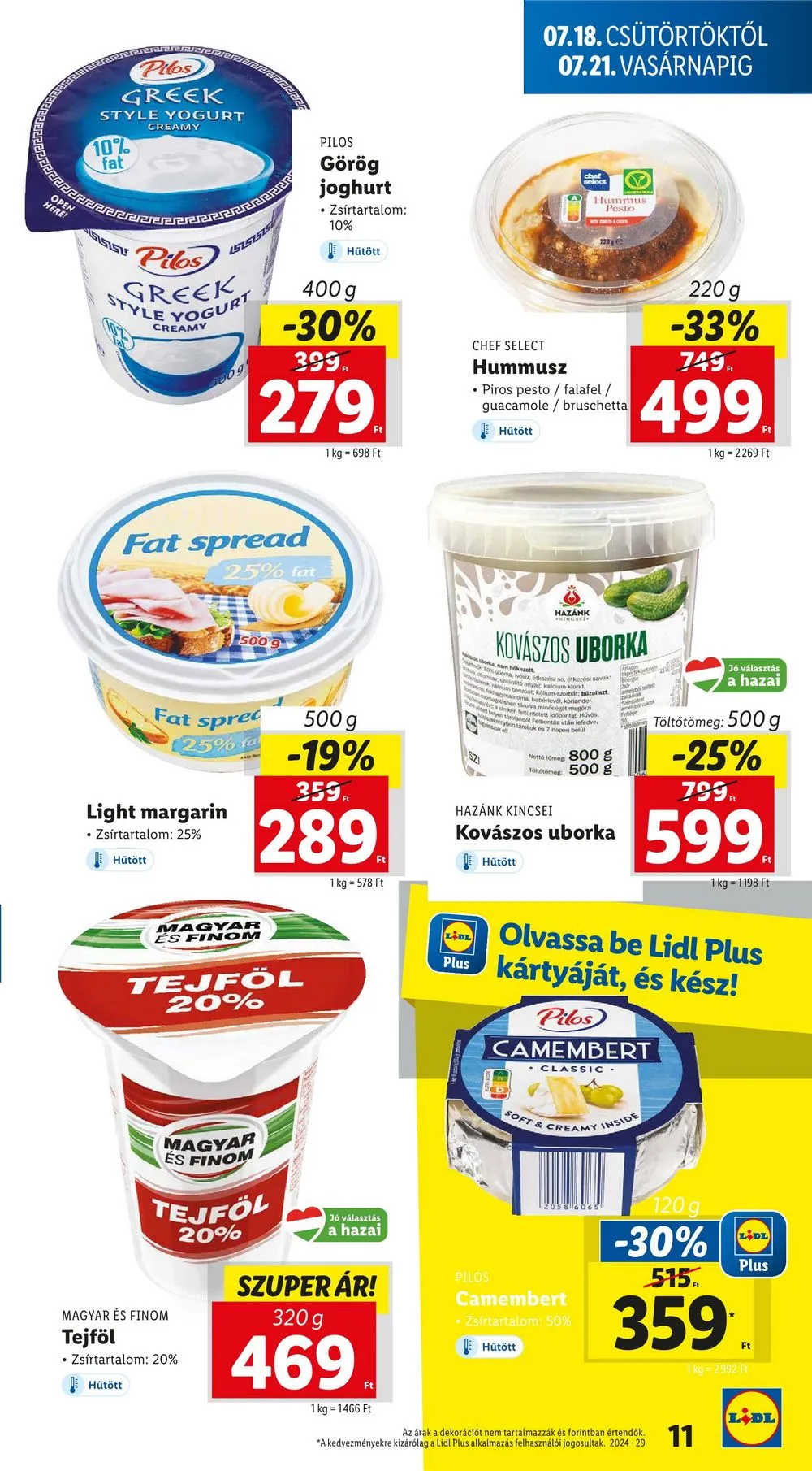 Lidl akciós újság 07.18–07.24 – 11. oldal
