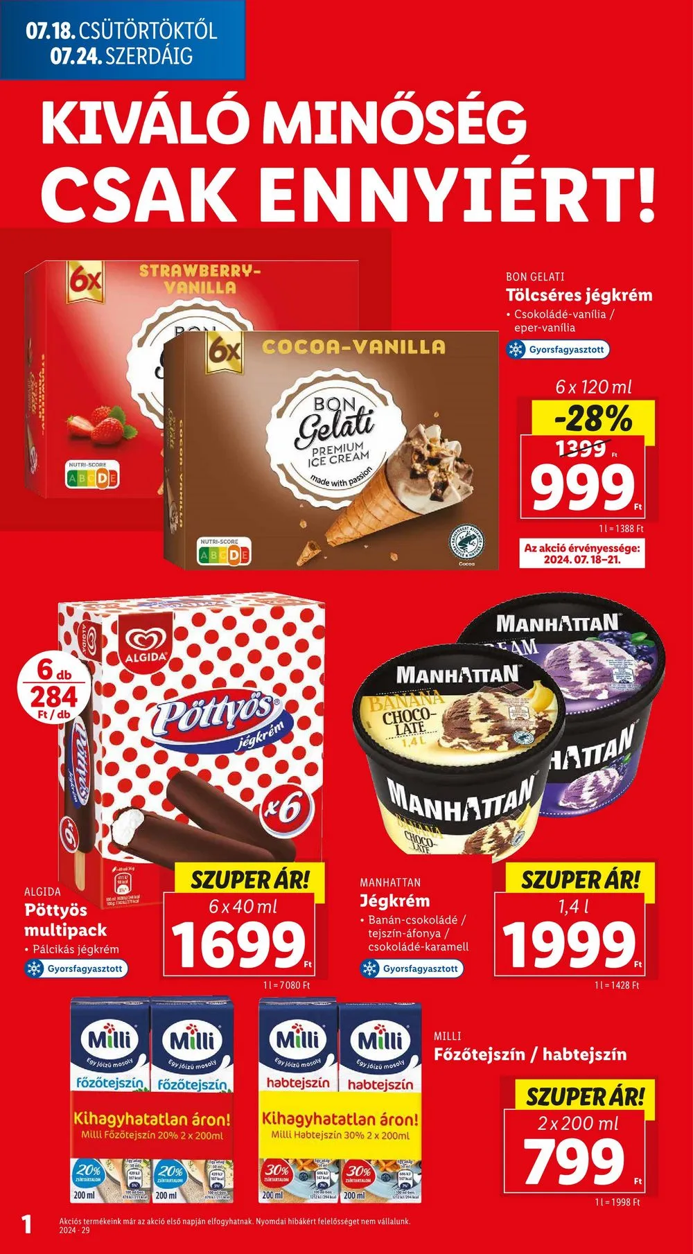 Lidl akciós újság 07.18–07.24 – 12. oldal
