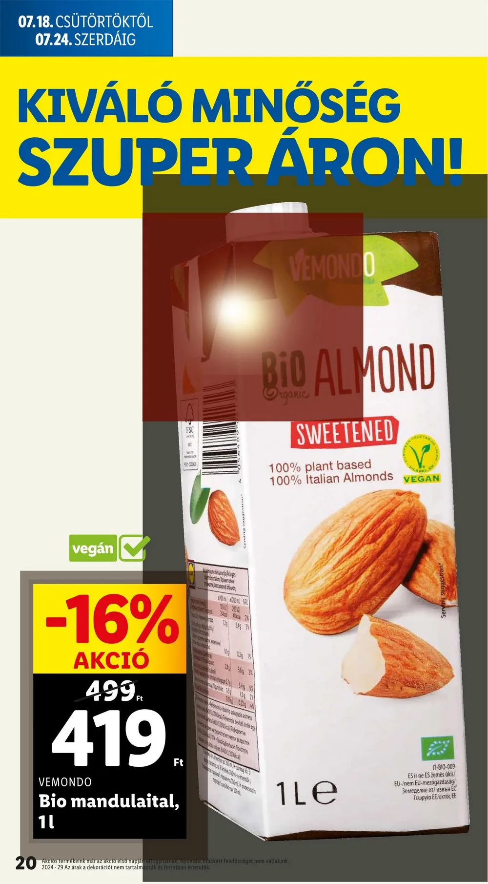 Lidl akciós újság 07.18–07.24 – 20. oldal