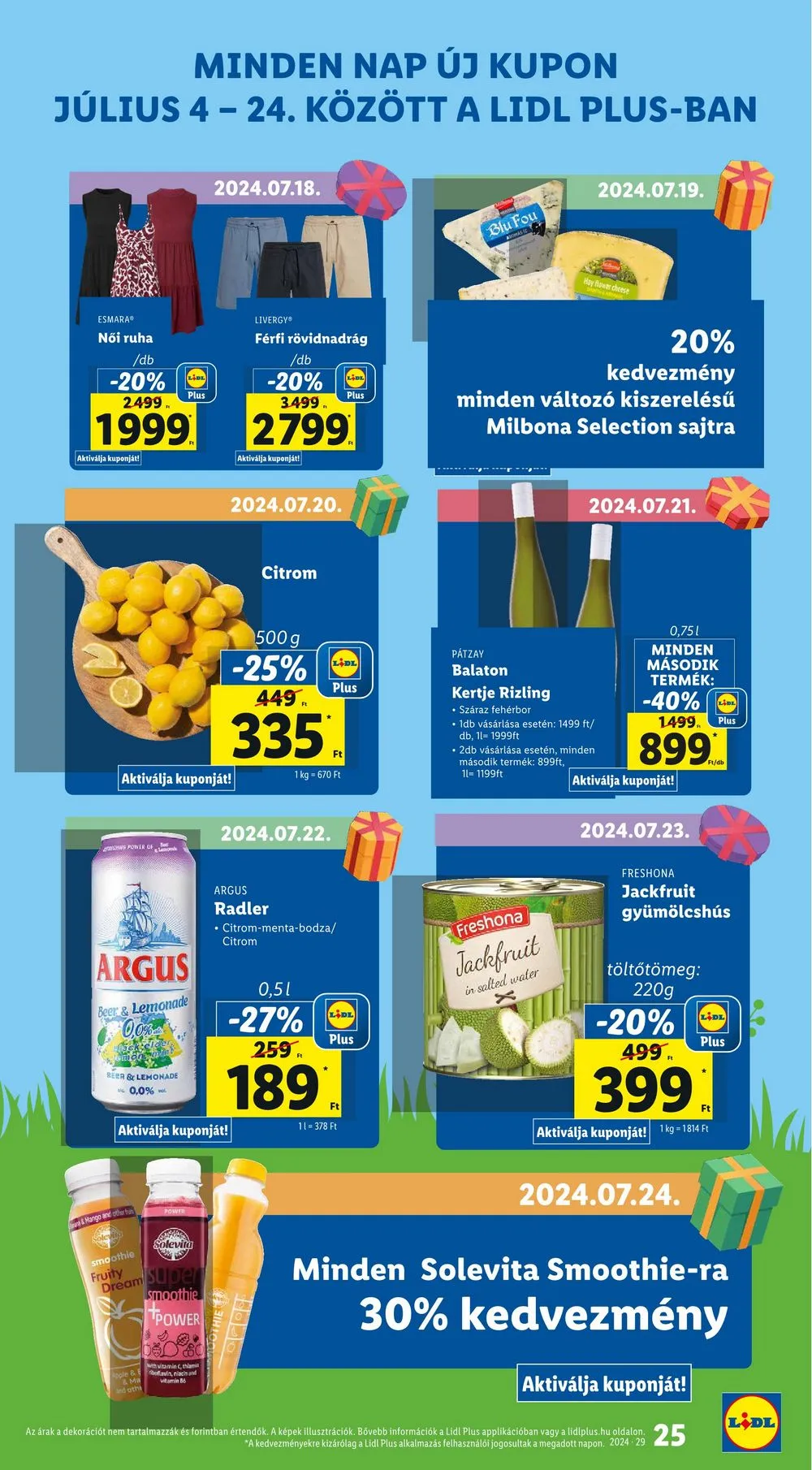 Lidl akciós újság 07.18–07.24 – 25. oldal