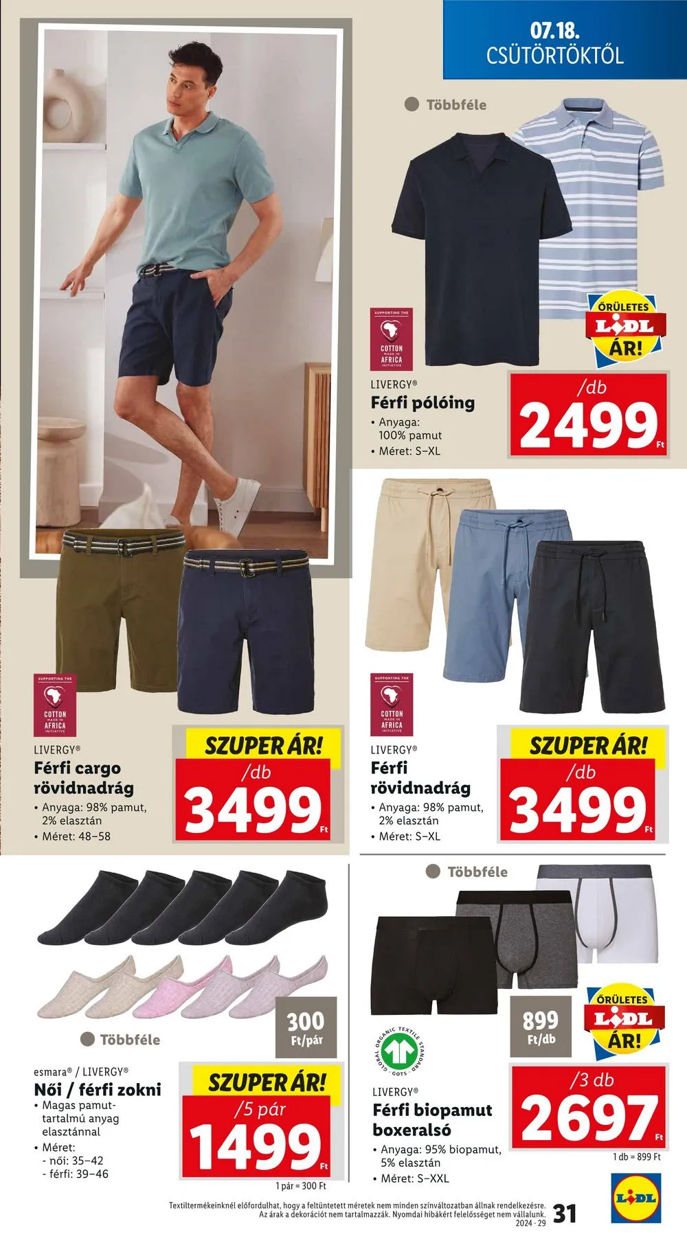 Lidl akciós újság 07.18–07.24 – 31. oldal