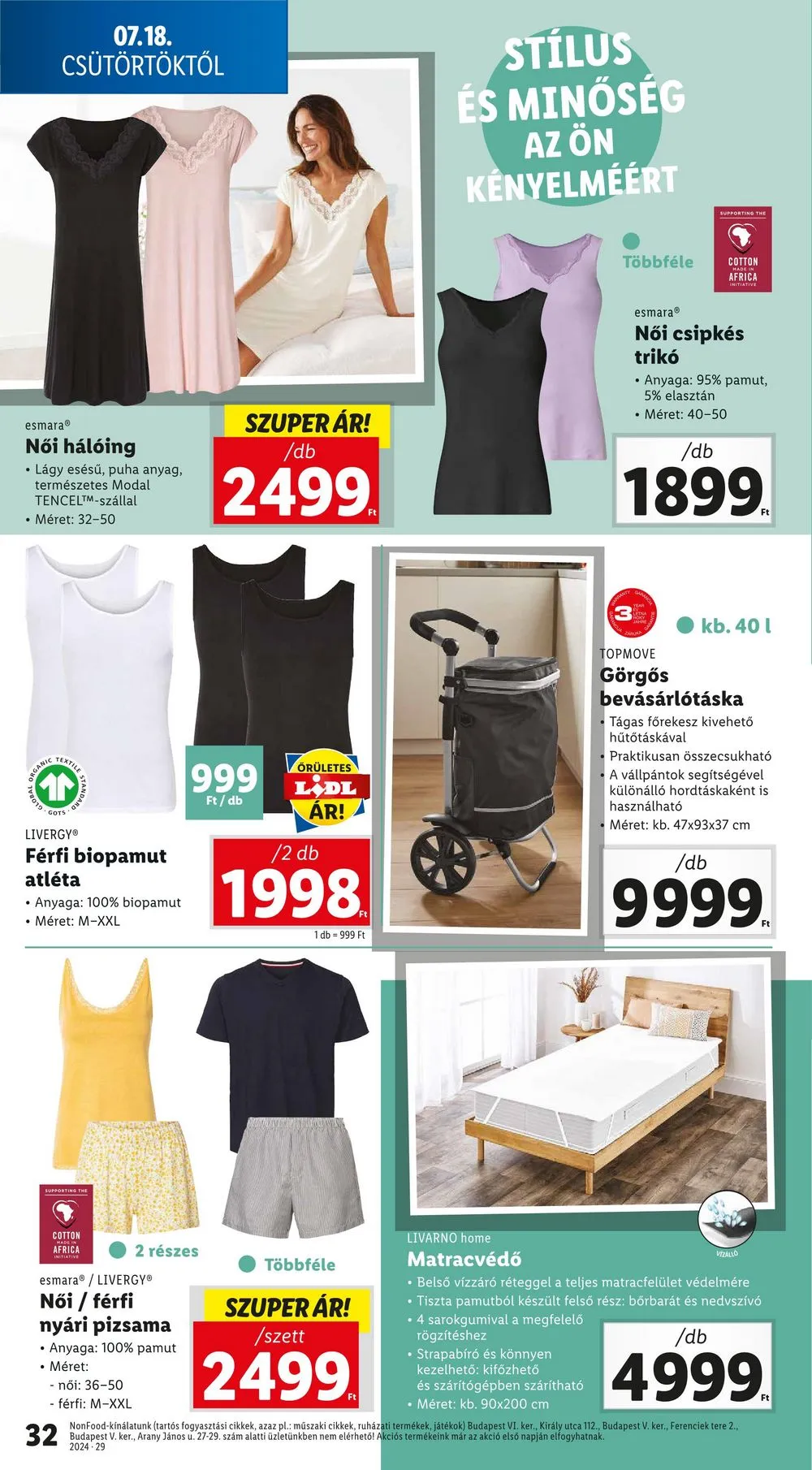 Lidl akciós újság 07.18–07.24 – 32. oldal