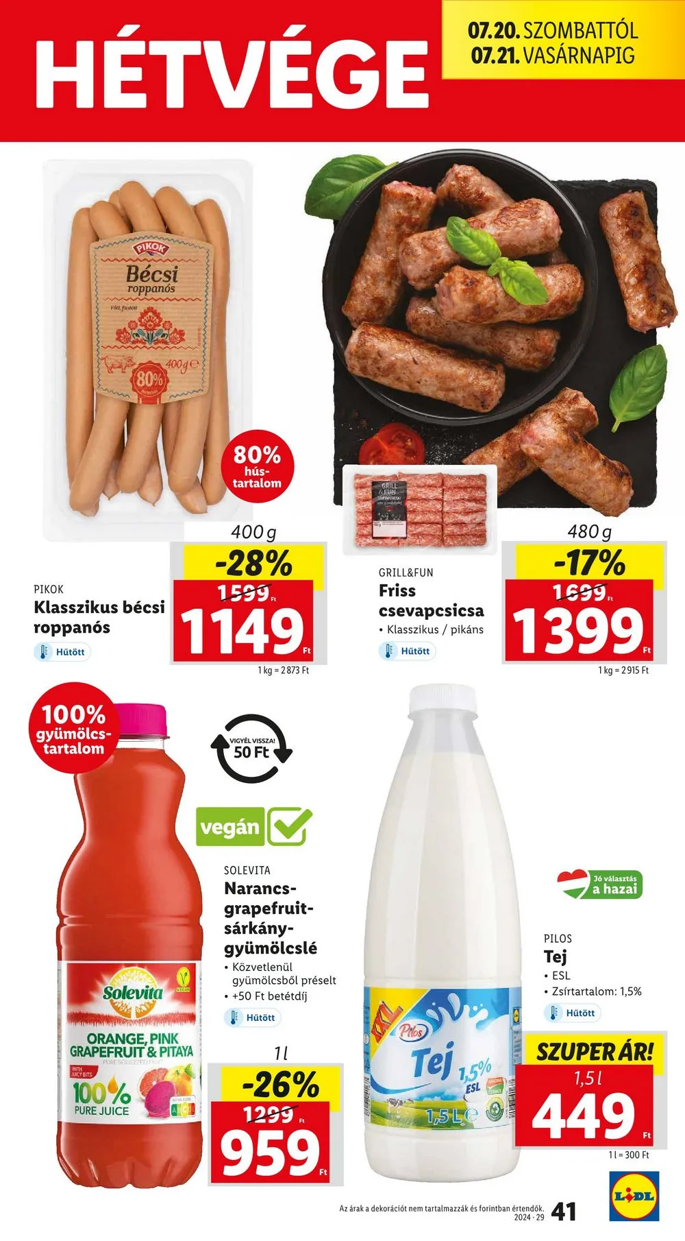 Lidl akciós újság 07.18–07.24 – 41. oldal