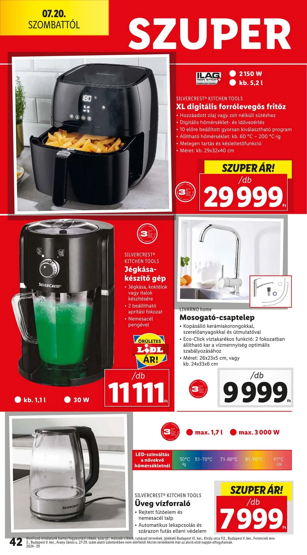 Lidl akciós újság 07.18–07.24 – 42. oldal
