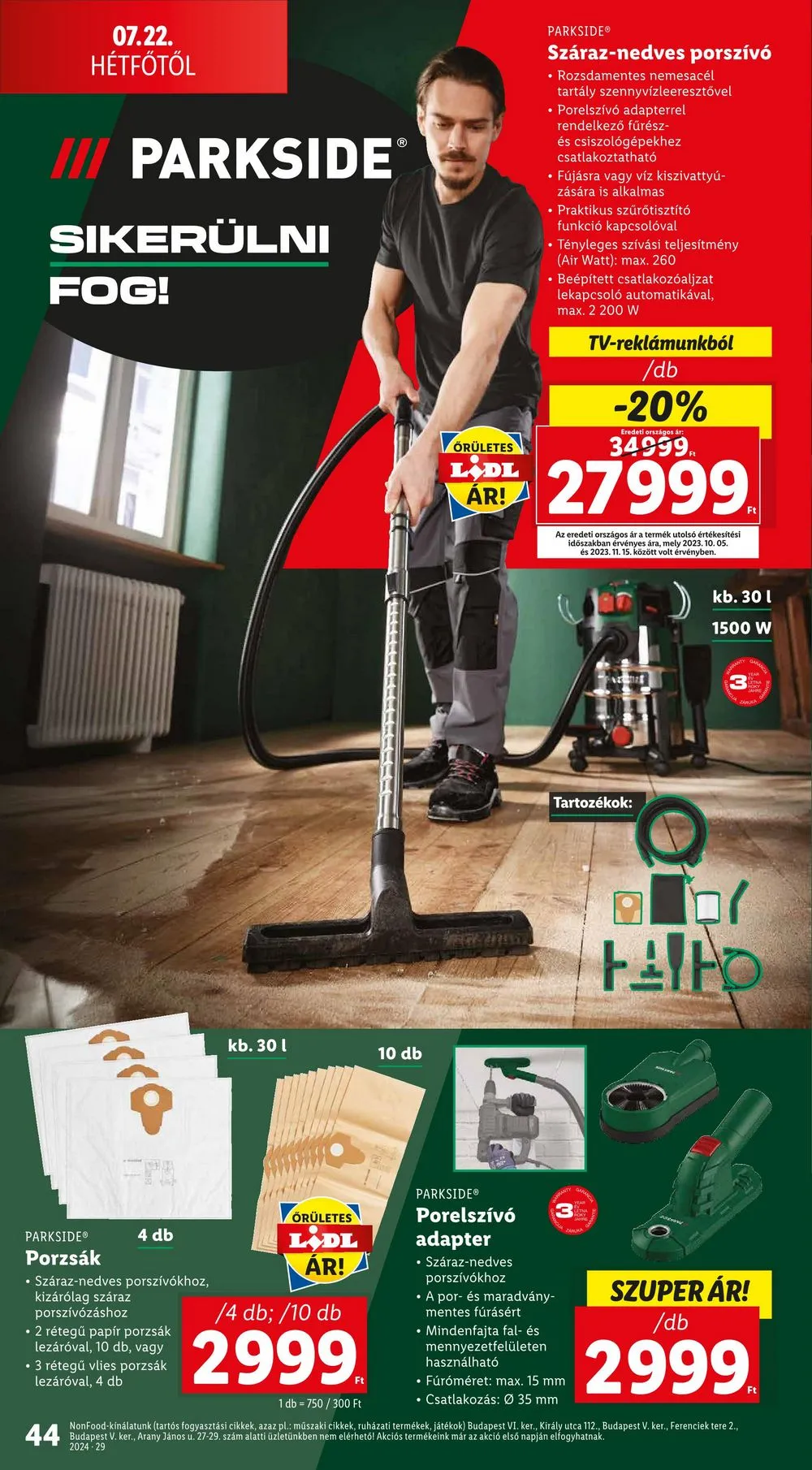 Lidl akciós újság 07.18–07.24 – 44. oldal