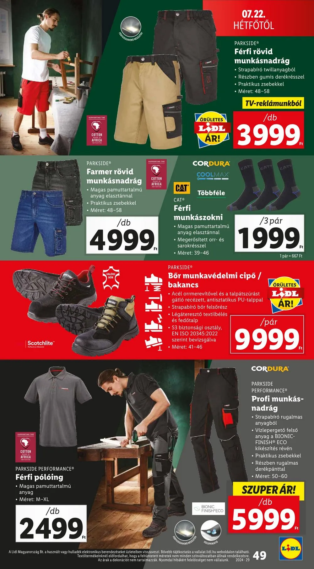 Lidl akciós újság 07.18–07.24 – 49. oldal
