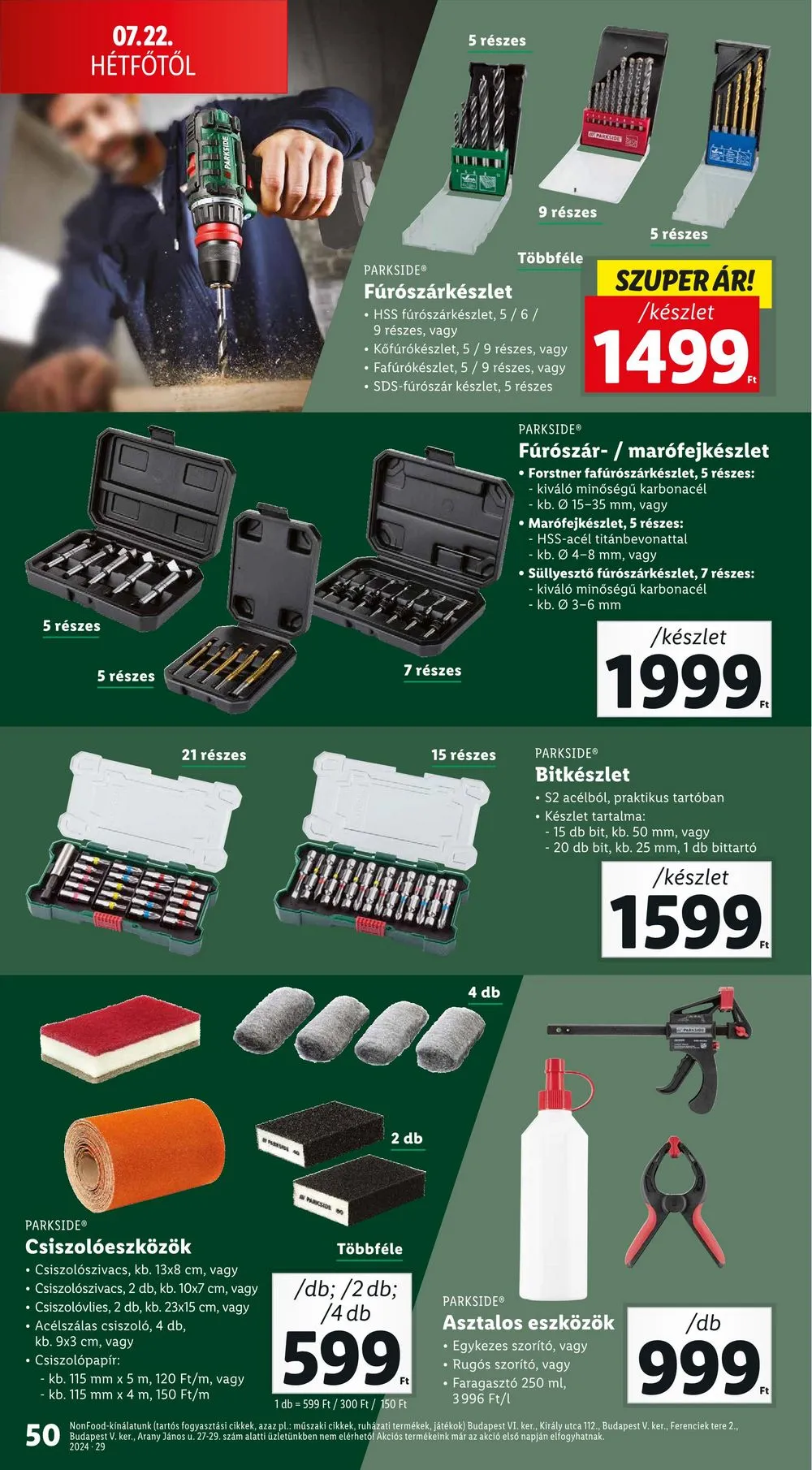 Lidl akciós újság 07.18–07.24 – 50. oldal