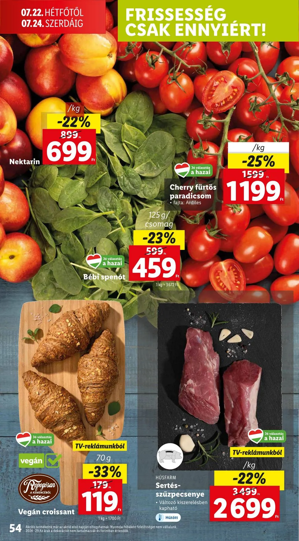 Lidl akciós újság 07.18–07.24 – 54. oldal