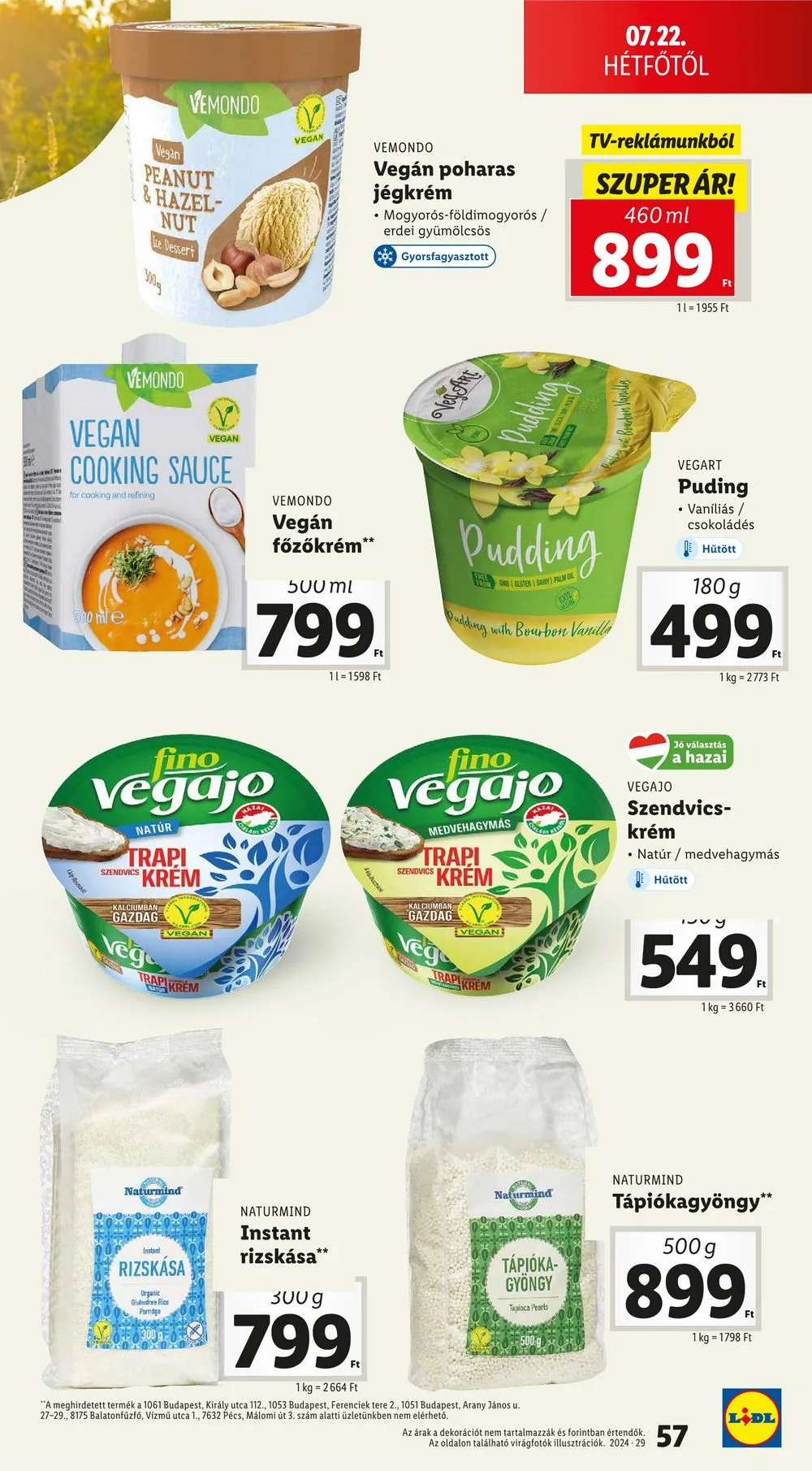 Lidl akciós újság 07.18–07.24 – 57. oldal