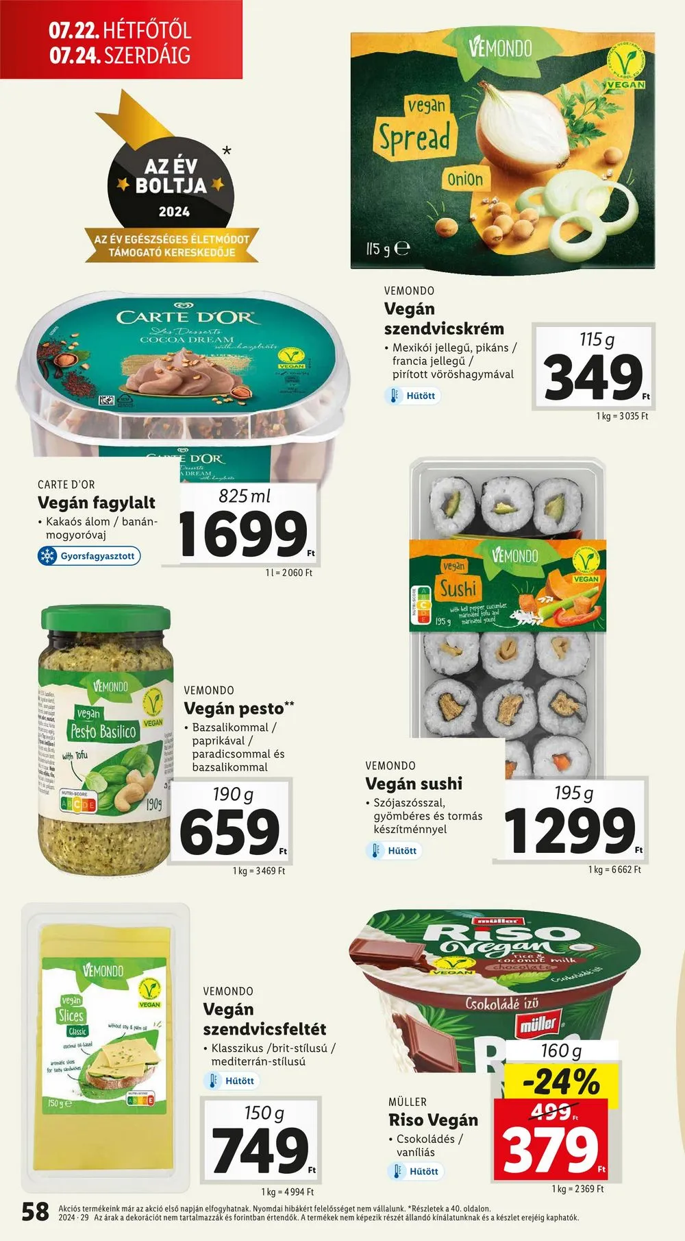 Lidl akciós újság 07.18–07.24 – 58. oldal