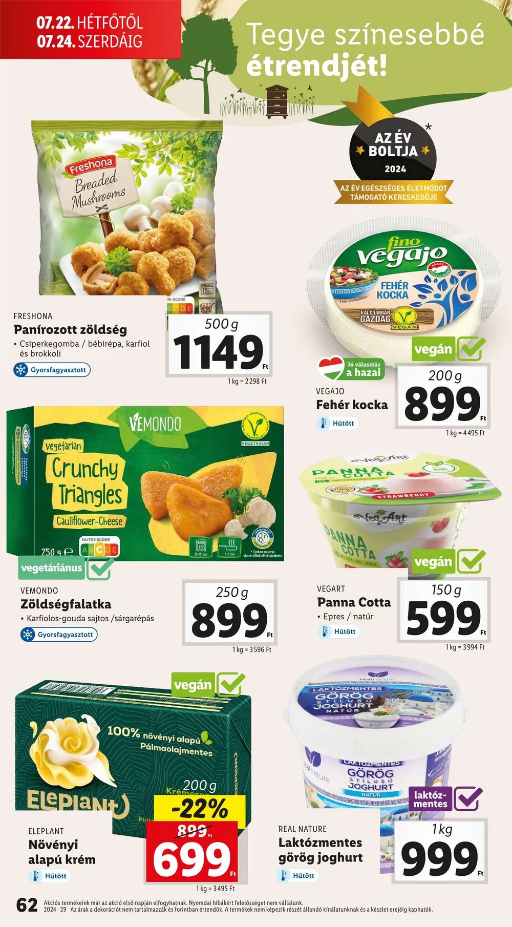 Lidl akciós újság 07.18–07.24 – 62. oldal