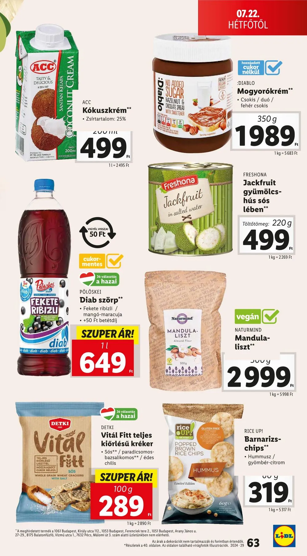 Lidl akciós újság 07.18–07.24 – 63. oldal