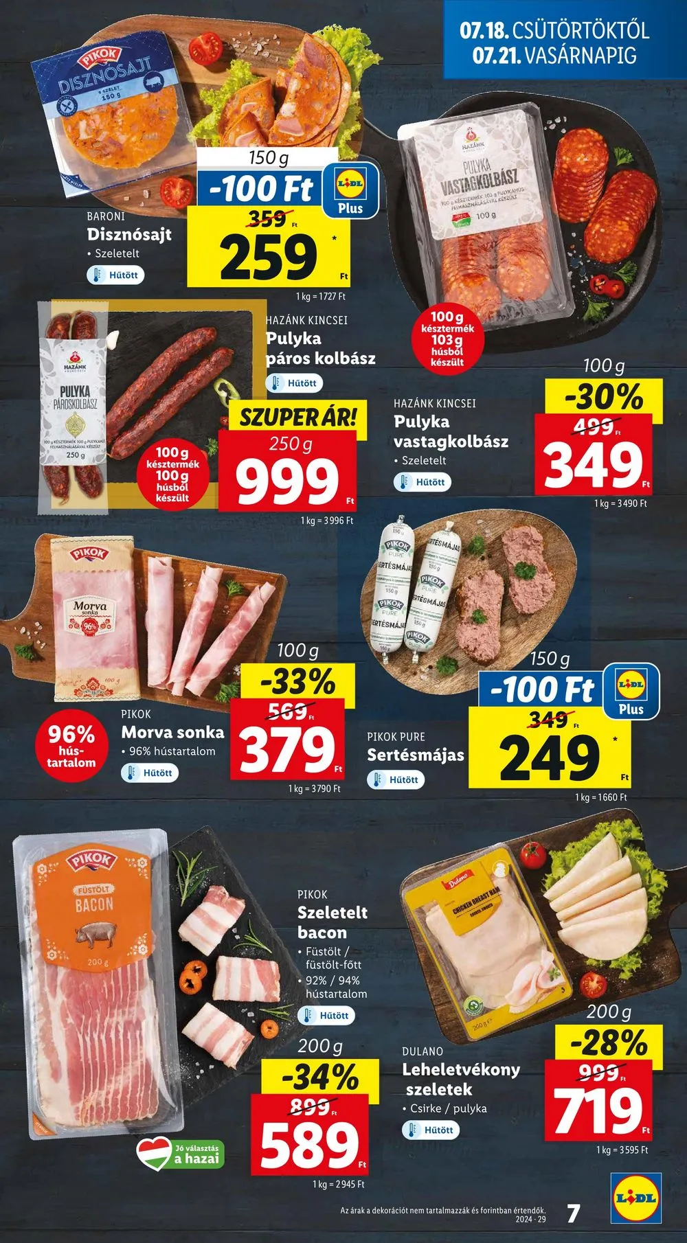 Lidl akciós újság 07.18–07.24 – 7. oldal