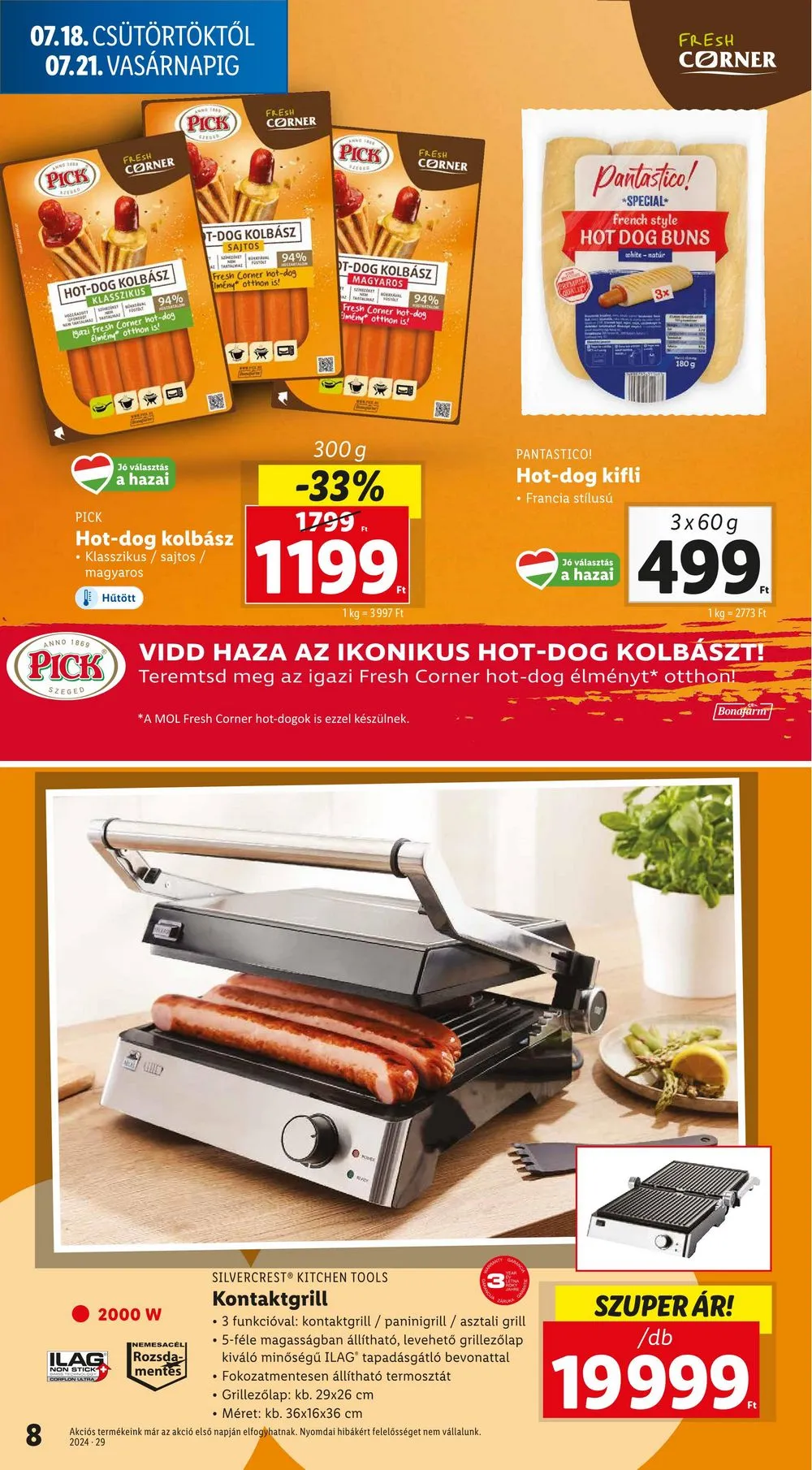 Lidl akciós újság 07.18–07.24 – 8. oldal