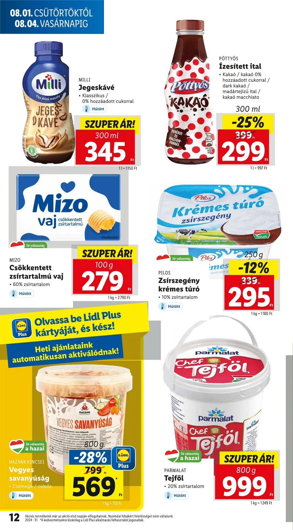 Lidl akciós újság 08.01–08.07 – 12. oldal