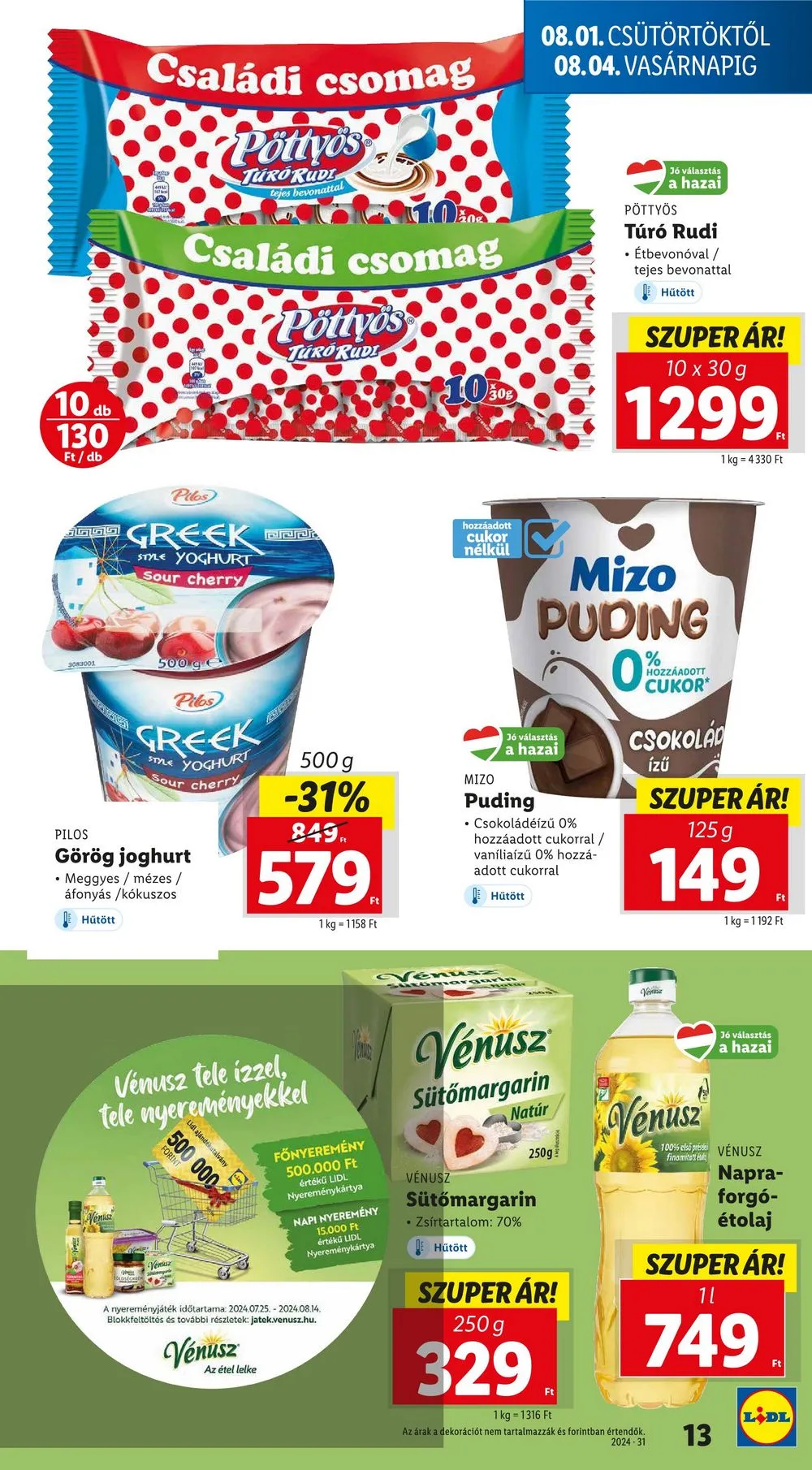 Lidl akciós újság 08.01–08.07 – 13. oldal