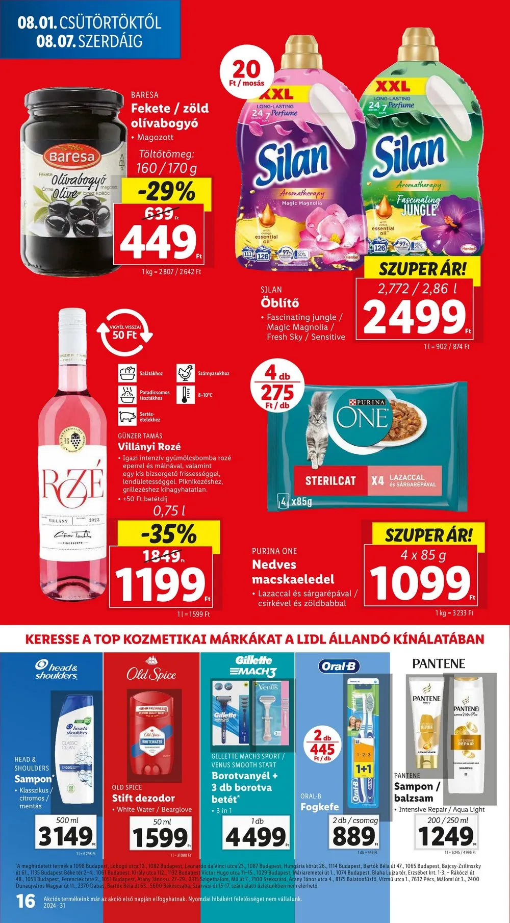 Lidl akciós újság 08.01–08.07 – 16. oldal