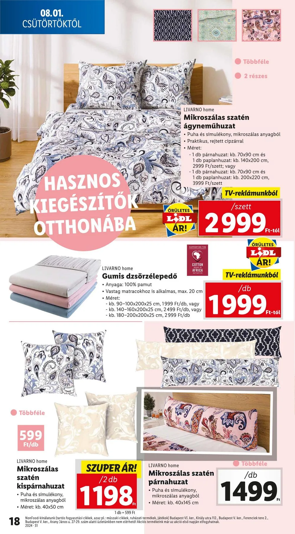 Lidl akciós újság 08.01–08.07 – 18. oldal