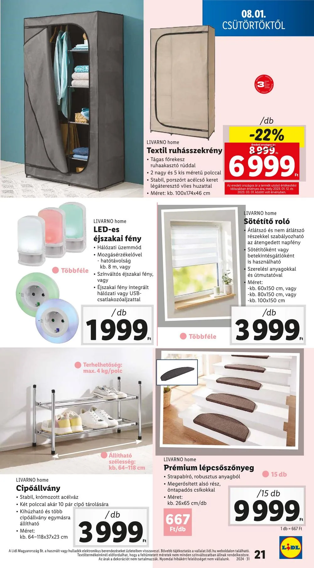 Lidl akciós újság 08.01–08.07 – 21. oldal