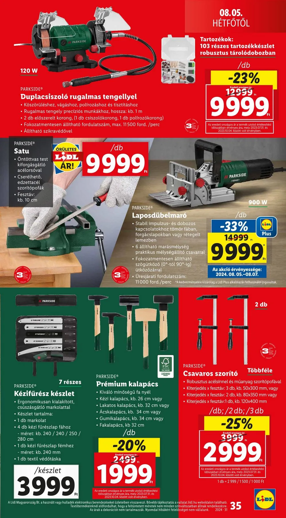Lidl akciós újság 08.01–08.07 – 35. oldal