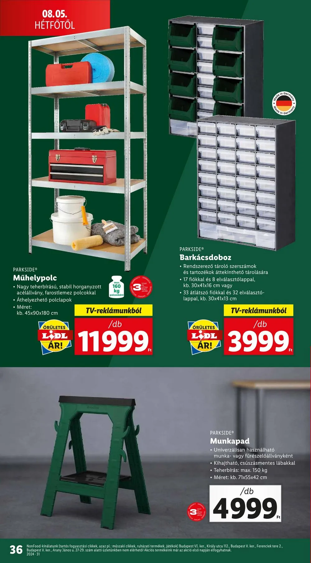 Lidl akciós újság 08.01–08.07 – 36. oldal