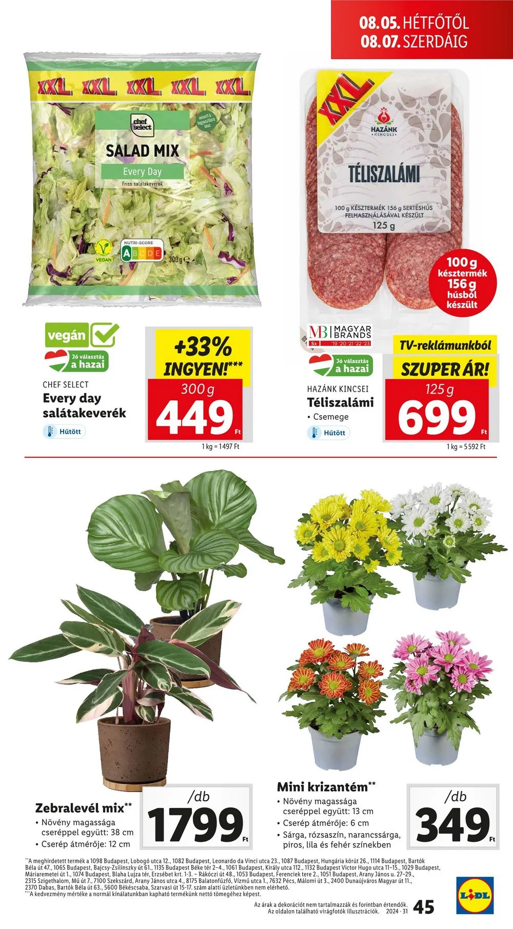 Lidl akciós újság 08.01–08.07 – 45. oldal