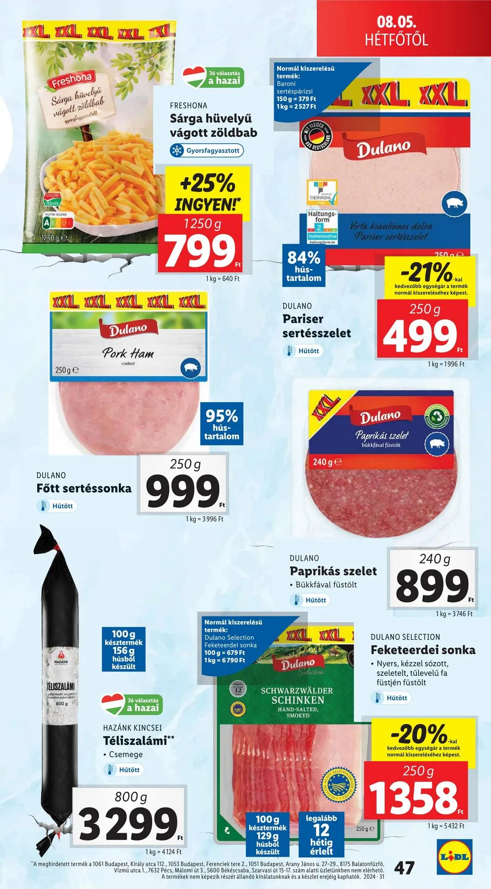 Lidl akciós újság 08.01–08.07 – 47. oldal