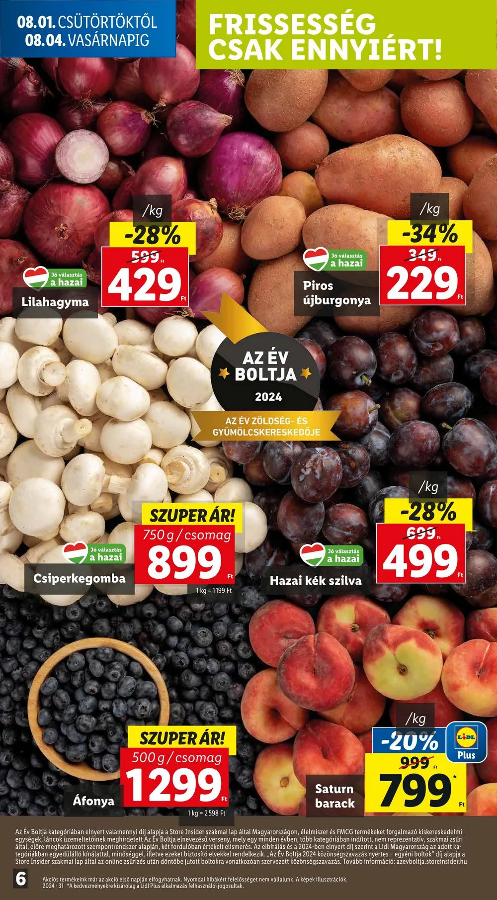 Lidl akciós újság 08.01–08.07 – 6. oldal