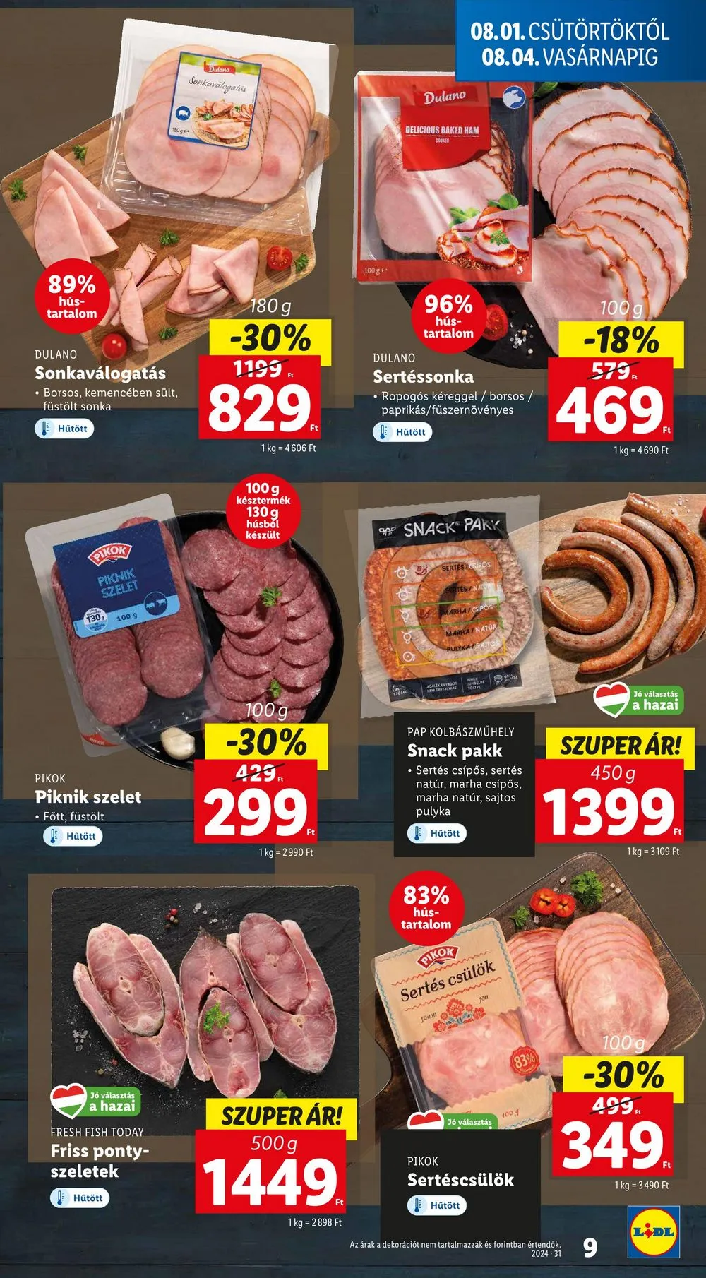 Lidl akciós újság 08.01–08.07 – 9. oldal