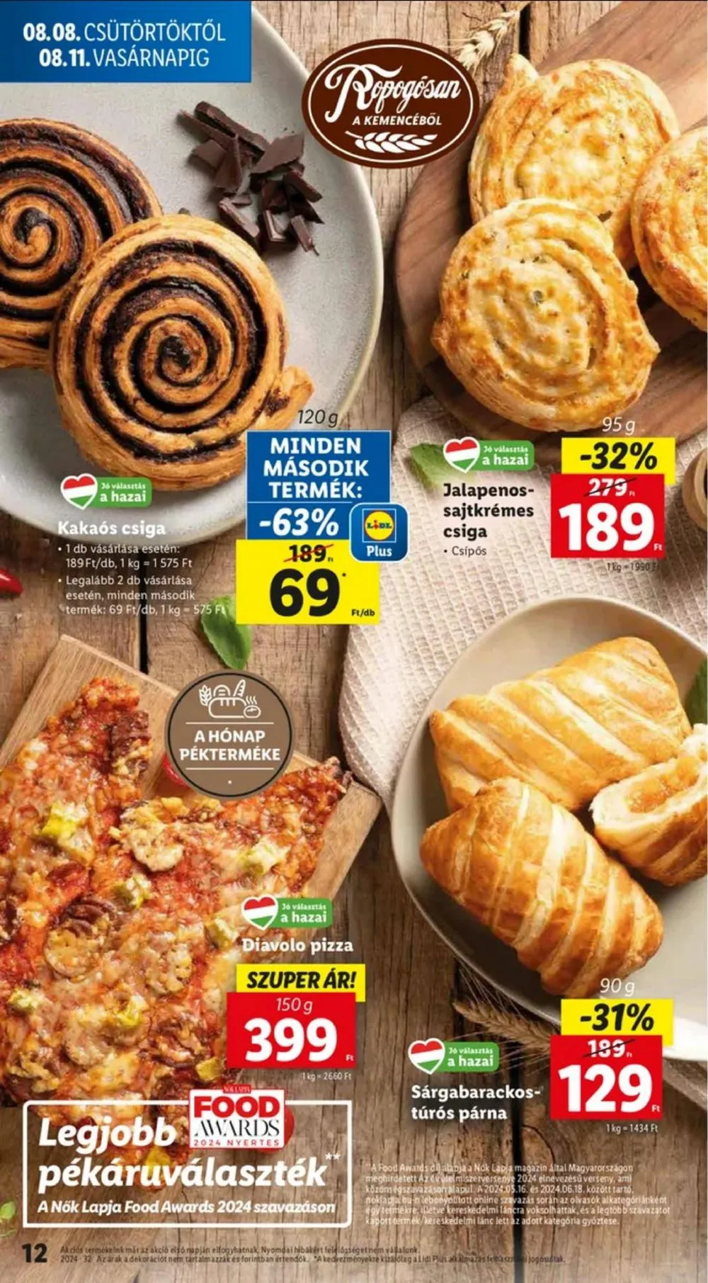 Lidl akciós újság 08.08–08.14 – 12. oldal